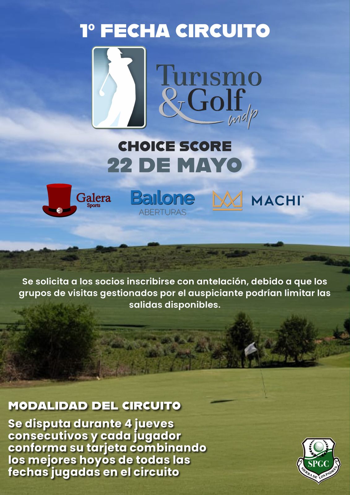 1° Fecha Circuito Turismo Golf